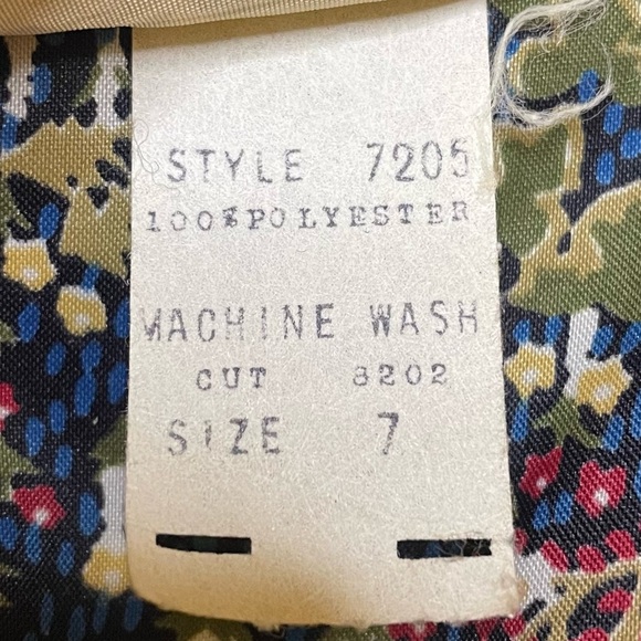 Vintage California On The Rocks Floral Midi Dress 7 Medium - Picture 4 of 10